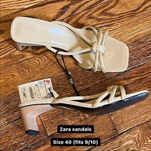 Zara strappy sandals